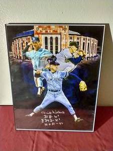 lot 80 image: Autographed & Inscribed Phil Niekro 16x20 Photo