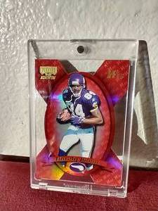 lot 100 image: 1999 Playoff Momentum Randy Moss - #d300