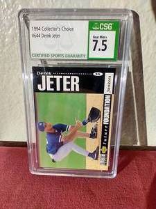 lot 106 image: 1994 Collectors Choice Derek Jeter - Graded & Slabbed