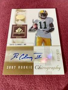 lot 109 image: Autographed David Clowney Rookie Card - #d699