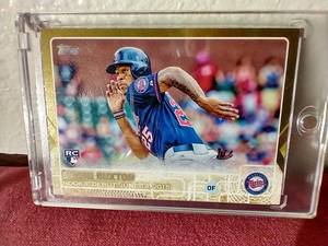 lot 116 image: Byron Buxton Topps Gold Rookie Card - #d2015
