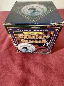 lot 123 image: Mickey Mantle Tribute Baseball