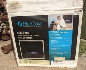 lot 84 image: ProCom 30,000 BTU Vent Free Blue Flame Garage Heater