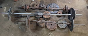 lot 68 image: Barbell Set for Home Gym and Weight Lifting