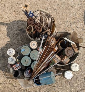 lot 57 image: Large Assortment of Metal for Welding