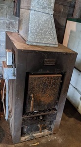 lot 80 image: Vintage Wood Burning Add-A-Furnace by Monarch