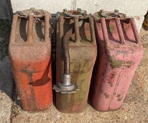 lot 33 image: (3) GasDiesel Cans