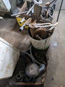 lot 87 image: Variety of Metal Parts, Pieces, Tools, Scrap and More