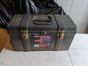 lot 102 image: 20 Contico Toolbox with Bolts, Nuts, Pipe Fittings and more