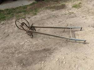 lot 216 image: Antique Hand PloughCultivator