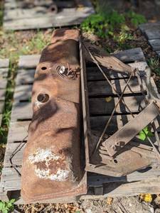lot 267 image: Antique Farm Tractor Seat Equipment Part