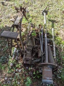 lot 306 image: Vintage Ball Bearing Grass Groomer Part, Pipes, Fairbanks Morse Co. Equipment Part and More