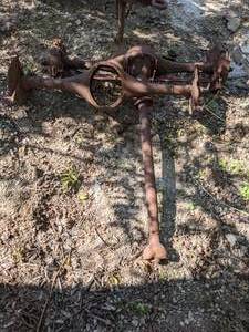 lot 369 image: Vintage Automotive Parts (Pair of Axles and Drive Shaft)