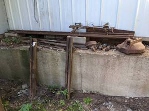 lot 339 image: Assortment of Scrap Metal Poles, Bars, Assorted Parts