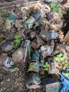 lot 396 image: A Collection of Vintage Parts and Scrap Metal