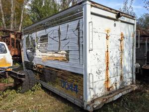 lot 12 image: Truck Cargo Box Turned Into Shed