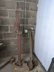 lot 148 image: Vintage Pump and Yard Tool