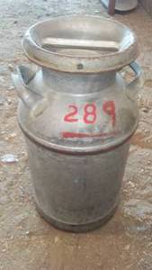 lot 366 image: Vintage Milk Can with Cover.