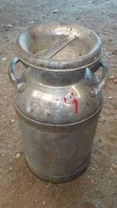 lot 394 image: Vintage Milk Can.