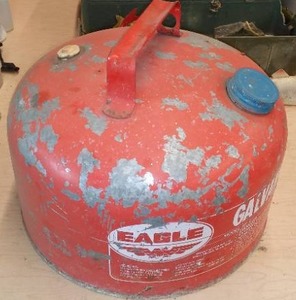 lot 397 image: Eagle Gas Can 2.5 Gallon.