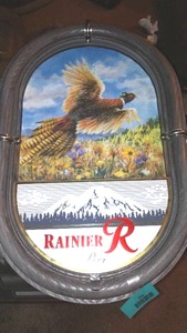 lot 433 image: Rainier Beer Sign. 1970s from Washington state