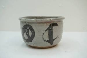 lot 61 image: glazed pottery plant pot