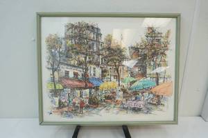 lot 81 image: Water colored vintage illustration