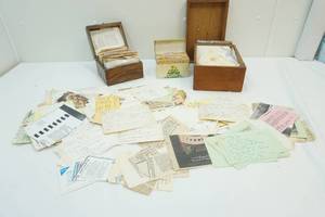 lot 161 image: Handwritten recipe cards