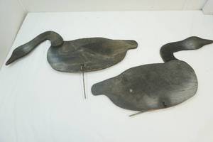 lot 218 image: Wooden goose decoys