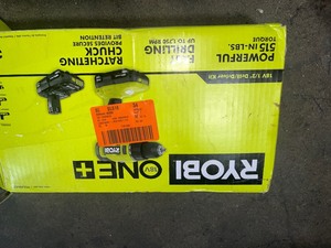 RYOBI ONE 18V Cordless 12 in. DrillDriver Kit with (2) 1.5 Ah Batteries and Charger