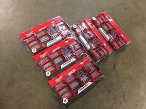 Lot of Milwaukee SHOCKWAVE Impact Duty Alloy Steel Drill and Screw Driver Bit Set (100-Piece) Customer Returns See Terms Customer Returns See Terms on Auction
