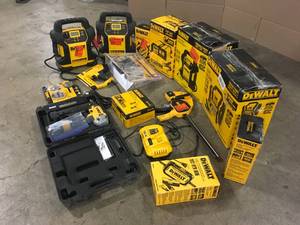 Lot of Mixed Assorted Dewalt Portable Power Stations and hardware Various Models and Conditions Customer Returns See Terms on Auction