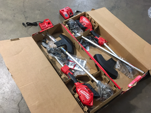 Lot of 2 Milwaukee M18 FUEL 18V Lithium-Ion Brushless Cordless String Trimmer with QUIK-LOK Attachment Capability TOOLS ONLY no Battery included see pictures Customer Returns See Terms on Auction