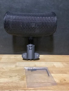 Office Star Products Breathable Vertical Black Headrest with SteelGray Mesh. See Pictures