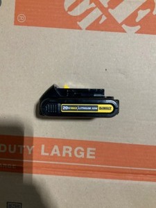 DEWALT 20-Volt MAX Compact Lithium-Ion 1.5Ah Battery Pack. See Pictures