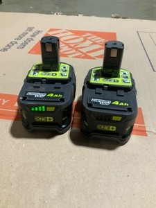 RYOBI ONE 18V Lithium-Ion 4.0 Ah Battery (2-Pack) See Pictures