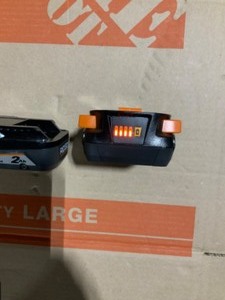RIDGID 18V Compact Lithium-Ion Battery (2-Pack) See Pictures