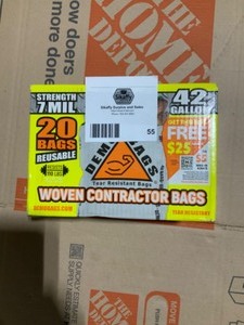 Demobags 42-Gallon Contractor Trash Bags (20-Count) See Pictures