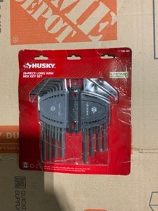Husky Long Arm Hex Set, SAEMM (26-Piece) See Pictures