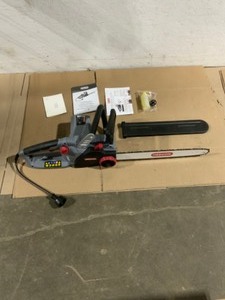 Oregon CS1500 Self-Sharpening 15 Amp Corded Electric Chainsaw, 18 in. Bar, Equipped with PowerSharp Saw Chain. See Pictures