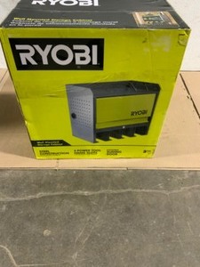 RYOBI Steel 2-Shelf Wall Mounted Garage Cabinet in Black (17 in W x 11 in H x 19 in D) See Pictures