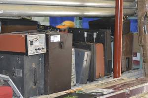 Shelf of Electronics