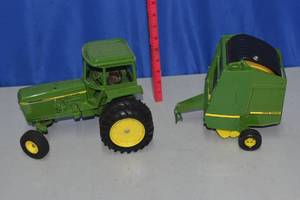 John Deere Tractor and baler