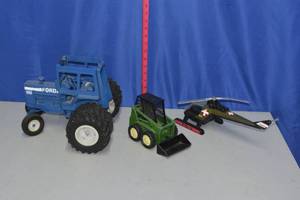 Ford 9600, John Deere Skid Steer, Tonka P70-9 helicopter