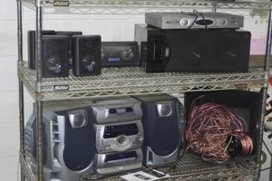Stereo lot, speakers amp wire