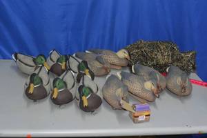 Duck decoys bag and weights