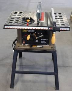 Shop Series 10 Table Saw on Stand