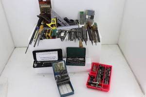 Files, Drill Bits, Allen Wrenches, Calipers & more..