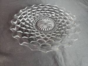 lot 8 image: Fostoria American Serving Platter