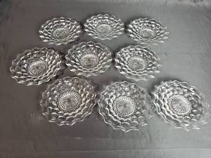 lot 18 image: 9 Fostoria American Plates